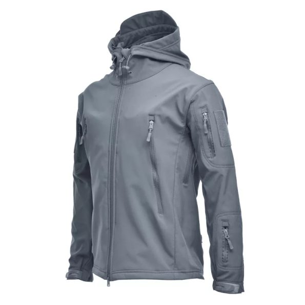 Tactical Soft Shell Waterproof Jacket Grey