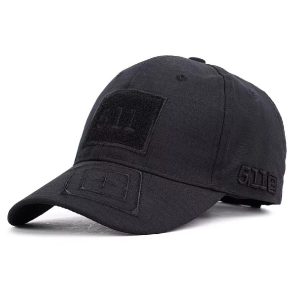 Fashion Summer Baseball Cap Tactical 5.11 Cap - Black