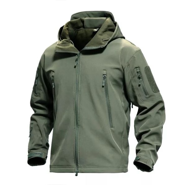 Tactical Soft Shell Waterproof Jacket Green