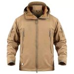 Tactical Soft Shell Waterproof Jacket Brown