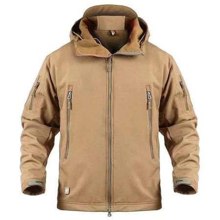 Tactical Soft Shell Waterproof Jacket Brown