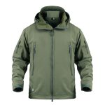 Tactical Soft Shell Waterproof Jacket Green