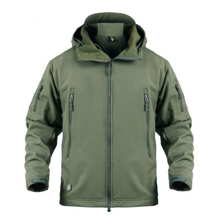 Tactical Soft Shell Waterproof Jacket Green