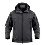 Tactical Soft Shell Waterproof Jacket Black