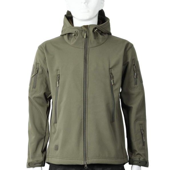 Tactical Soft Shell Waterproof Jacket Green