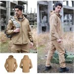 Tactical Soft Shell Waterproof Jacket Brown