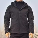 Tactical Soft Shell Waterproof Jacket Black