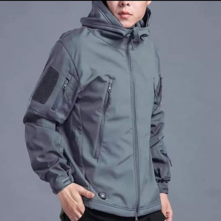 Tactical Soft Shell Waterproof Jacket Grey