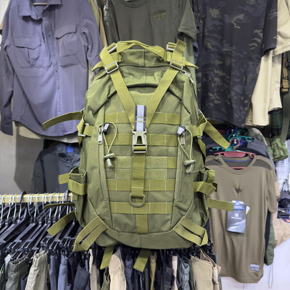 Durable Outdoor Tactical Backpack – Multipurpose Hiking & Travel Bag (Green)