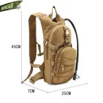 Lightweight Hydration Water Bag 3L Camel Backpack – Brown