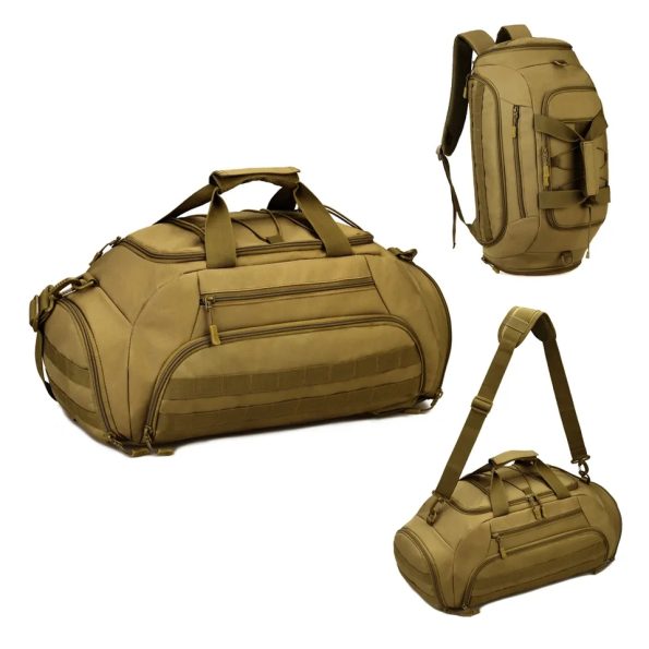 45L Multipurpose Duffle Bag Molle Tactical Backpack