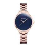 CURREN 9015 Ladies Luxury Wristwatch Rose Gold Stainless Steel Watch