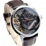 Fossil ME1163 Townsman Multifunction Dark Brown Leather Watch