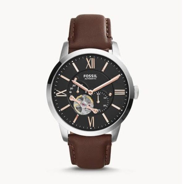 FOSSIL ME3061 Townsman Automatic Leather Watch Brown