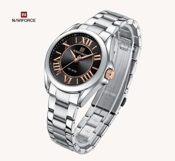 NAVIFORCE NF5037 Brand Ladies Waterproof Stainless Steel Wristwatch