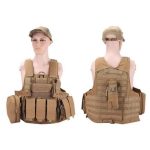 Outdoor Tactical Vest CS Field Training Equipment Men’s Vest Brown