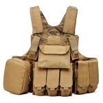 Outdoor Tactical Vest CS Field Training Equipment Men’s Vest Brown