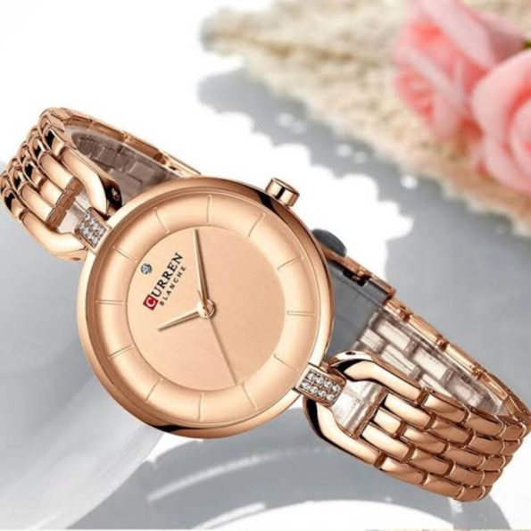 CURREN 9052 Quartz Elegant Ladies Stainless Steel Watch