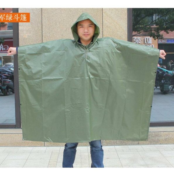 Outdoor Impermeable Raincoat Hooded Poncho