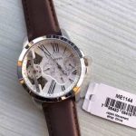 Fossil Men’s ME1144 Grant Twist Multifunction Leather Watch