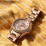 Fossil ES2811 Riley Multifunction Rose-Tone Stainless Steel Watch