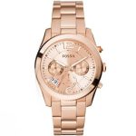 Fossil ES3885 Perfect Boyfriend Multifunction Rose Dial Ladies Watch