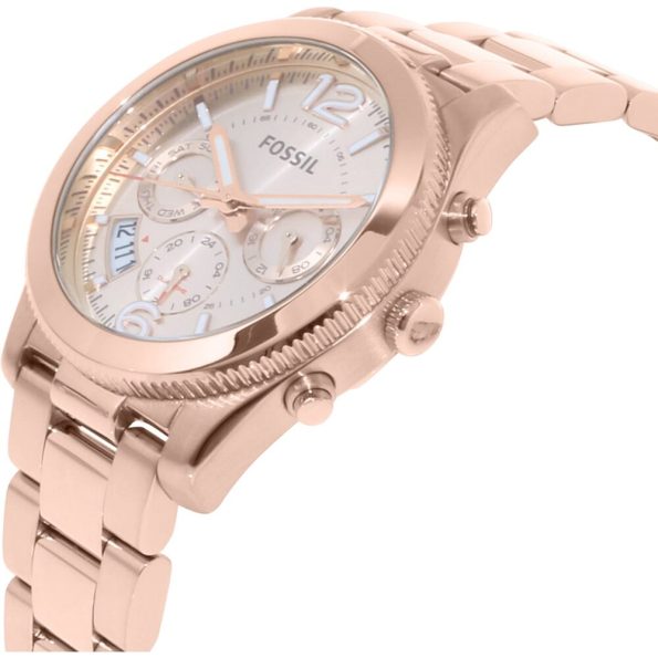 Fossil ES3885 Perfect Boyfriend Multifunction Rose Dial Ladies Watch