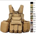 Outdoor Tactical Vest CS Field Training Equipment Men’s Vest Brown