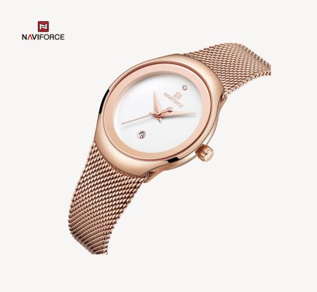 NAVIFORCE NF5004 Fashion Dress Quartz Ladies Waterproof Wristwatch