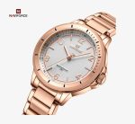 Naviforce Women’s Watch NF5021 Rose Gold Fashion Stainless Steel