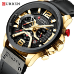 CURREN 8329 Luxury Quartz Fashion Waterproof Business Leather Watch