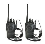 2 Pcs Baofeng BF888S Walkie Talkie Original 5W BF-888S 3 - 5KM UHF 400-470MHZ Transceiver Portable Two Way Radio