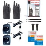 2 Pcs Baofeng BF888S Walkie Talkie Original 5W BF-888S 3 – 5KM UHF 400-470MHZ Transceiver Portable Two Way Radio