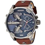 Diesel DZ7314 Men’s 57mm Mr. Daddy 2.0 Quartz Leather Chronograph Watch