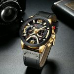 CURREN 8329 Luxury Quartz Fashion Waterproof Business Leather Watch