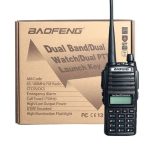 1 Pcs Baofeng UV-82 Dual PTT 8W Portable Radio Walkie Talkie