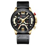 CURREN 8329 Luxury Quartz Fashion Waterproof Business Leather Watch