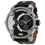 Diesel DZ7256 Men’s Little Daddy Quartz Stainless Steel and Leather Chronograph Watch