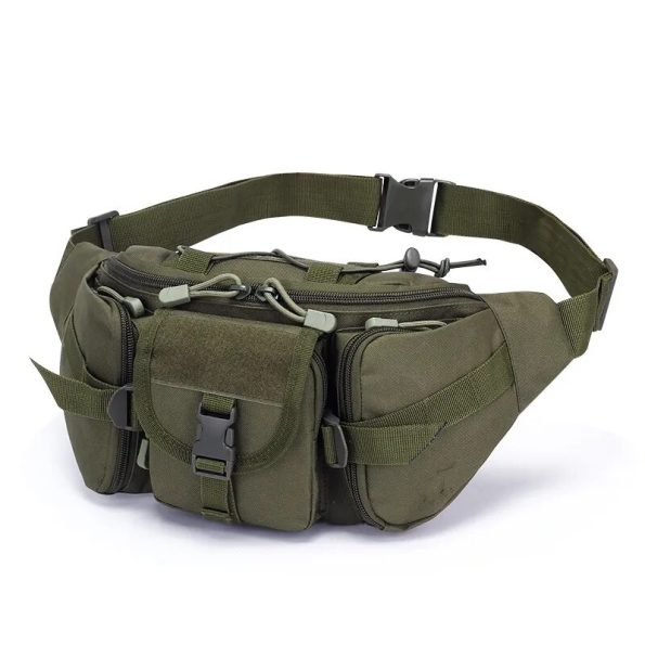 Outdoor Tactical Waist Bag Waterproof Pouch Green