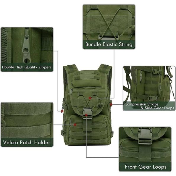 35L Tactical Molle System Outdoor Backpack