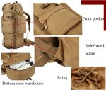 70L Large Capacity Backpack High Quality Waterproof Thickened Oxford Travel Bag