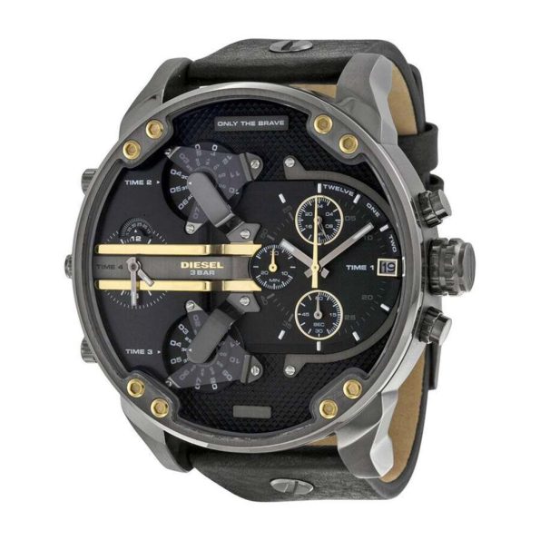 Diesel DZ7348 Mr. Daddy 2.0 Quartz Leather Chronograph Watch