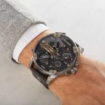 Diesel DZ7348 Mr. Daddy 2.0 Quartz Leather Chronograph Watch