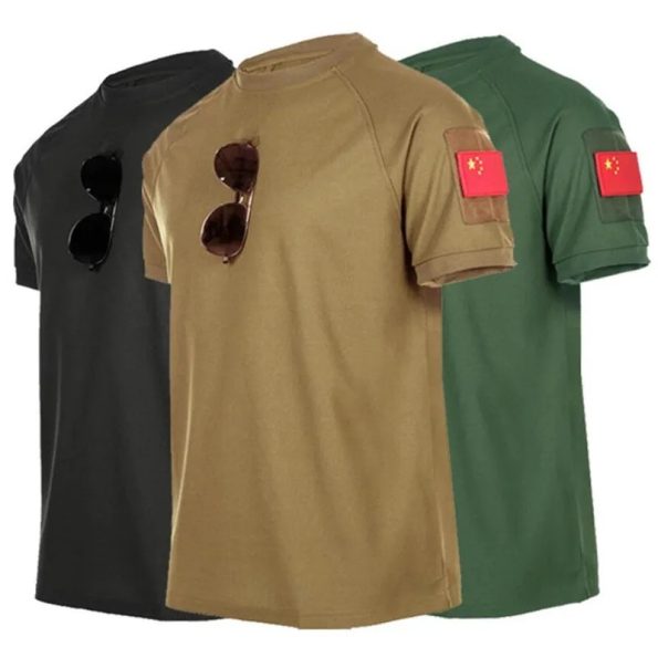 Outdoor Tactical Breathable Quick Dry Short Sleeve T-shirt