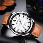 CURREN Male Genuine Leather Wristwatch 8379