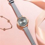 CURREN Quartz Fashion Luxury New Elegant Classic Leather Women’s Watch 9079 – Grey