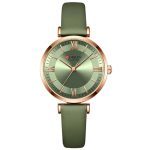 CURREN Quartz Fashion Luxury New Elegant Classic Leather Women’s Watch 9079 – Light Green