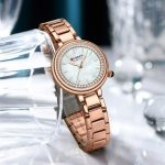 CURREN Brand Rose gold Quartz Stainless Steel Waterproof Wristwatch 9089