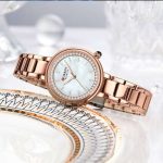 CURREN Brand Rose gold Quartz Stainless Steel Waterproof Wristwatch 9089