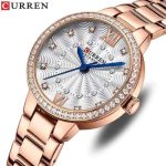 CURREN 9085 Top Brand New Ladies Fashion Quartz Watch Waterproof Clock